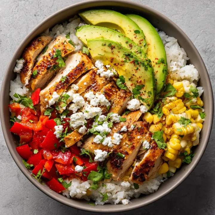 Street Corn Chicken Bowl Recipe