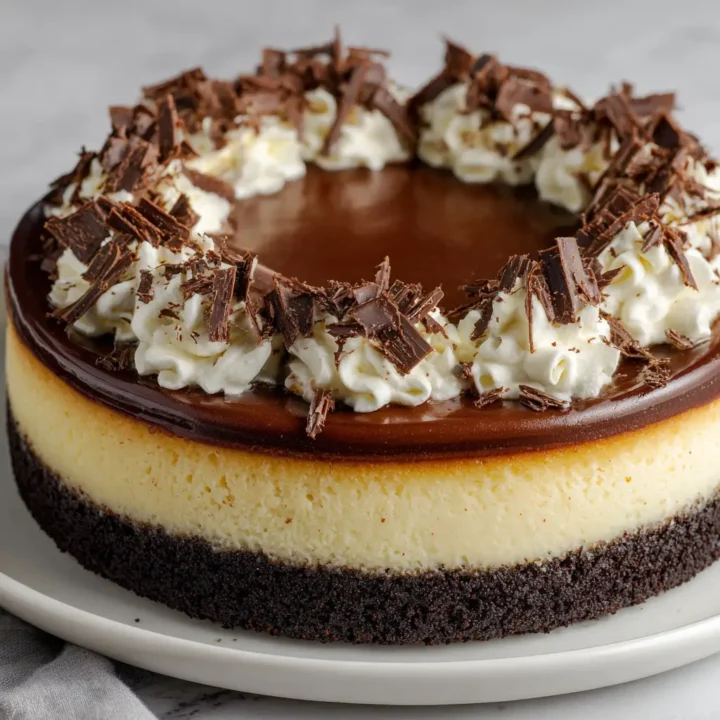 Triple Chocolate Cheesecake
