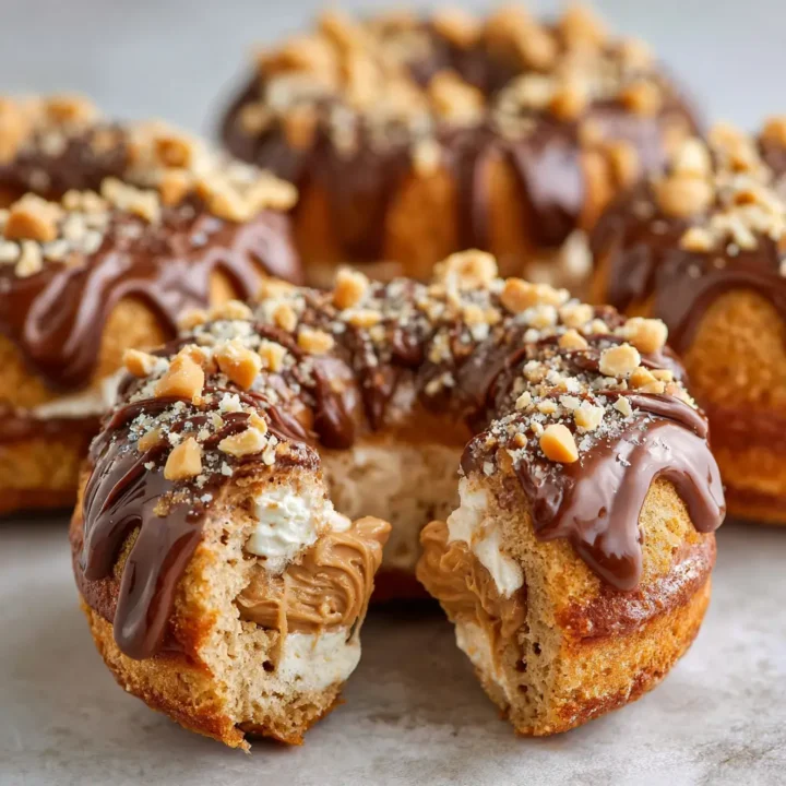 Peanut Butter Cheesecake Donuts