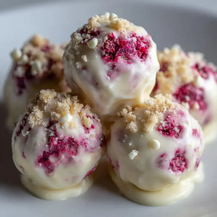 Indulge in Raspberry Cheesecake Balls