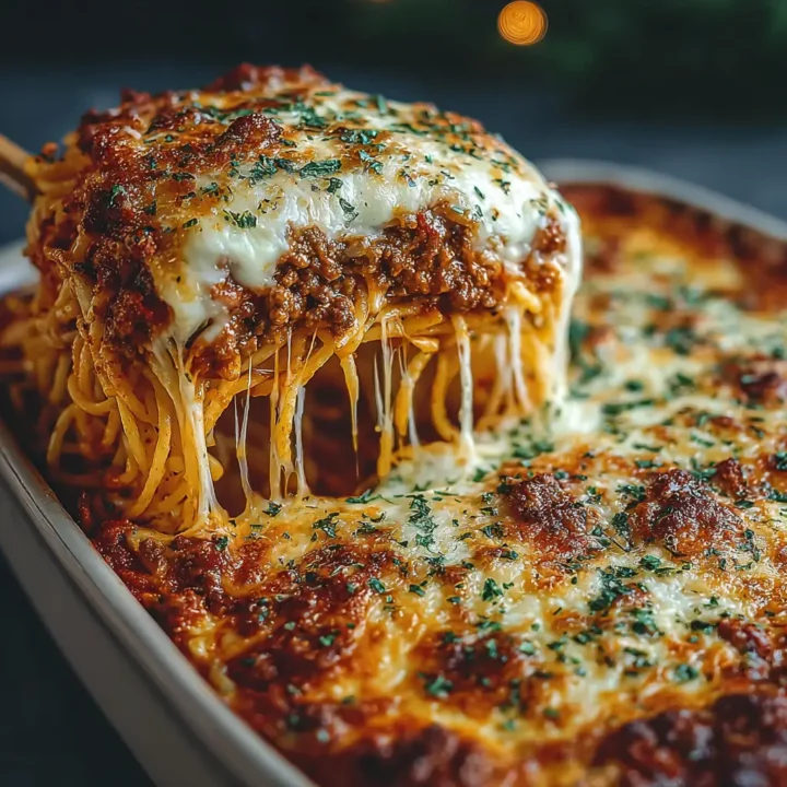 Baked Cream Cheese Spaghetti Casserole Recipe for Family Dinner