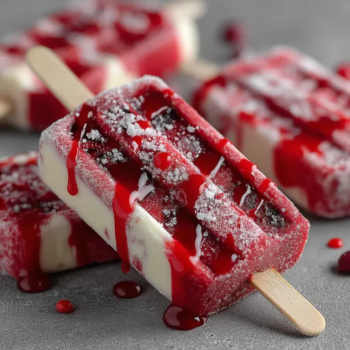 Blood Splatter Cakesicles Recipe