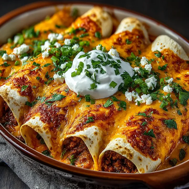 Buffalo Chicken Enchiladas