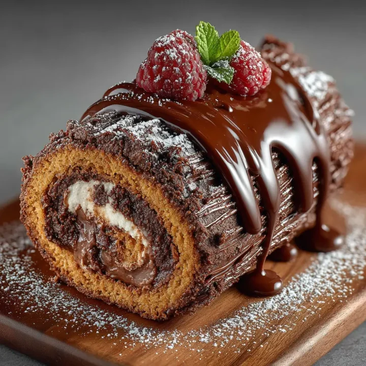 Traditional Chocolate Yule Log