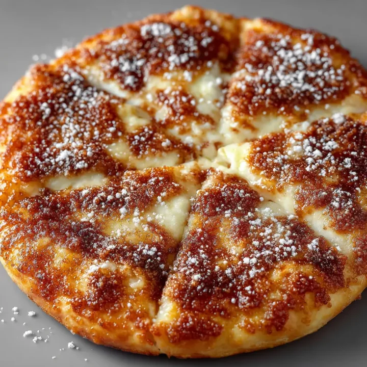 Cinnamon Sugar Pizza