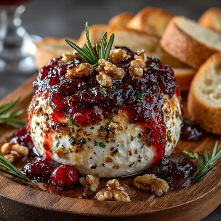 Cranberry Goat Cheese Appetizer