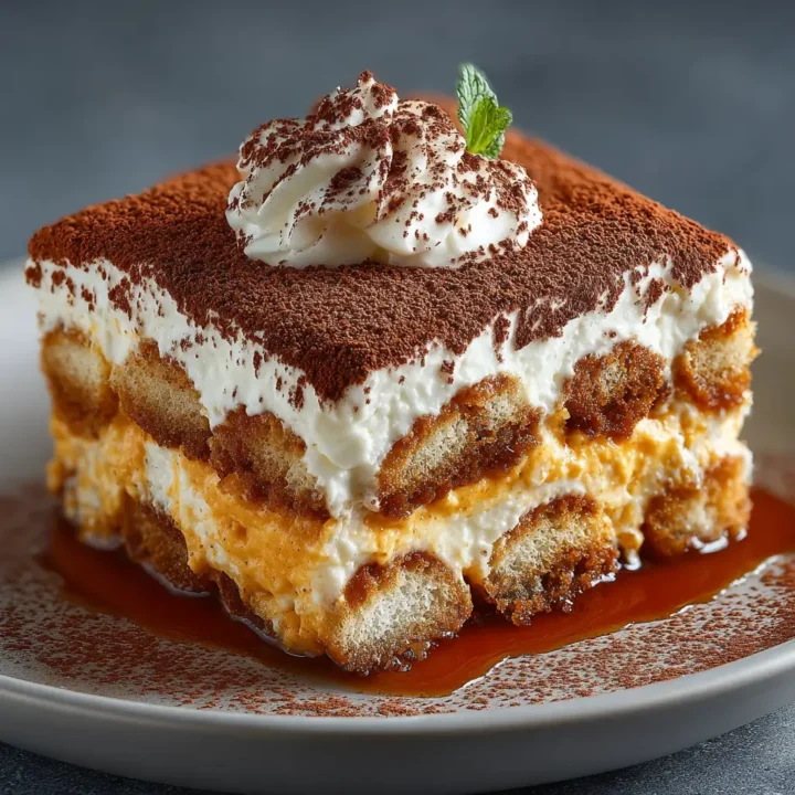 Creamy Pumpkin Tiramisu