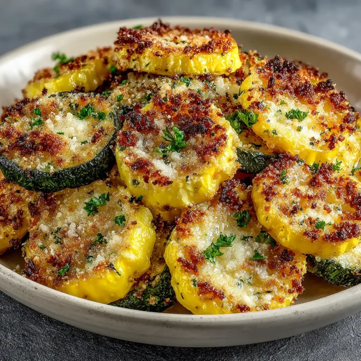 Crispy Parmesan Baked Yellow Squash: Easy Side Dish