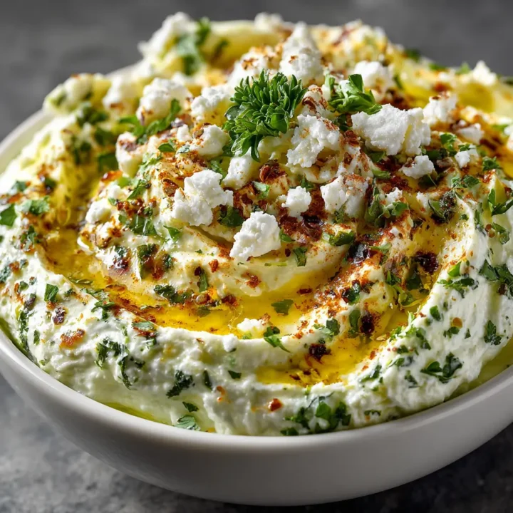 Green Olive and Feta Cheese Dip