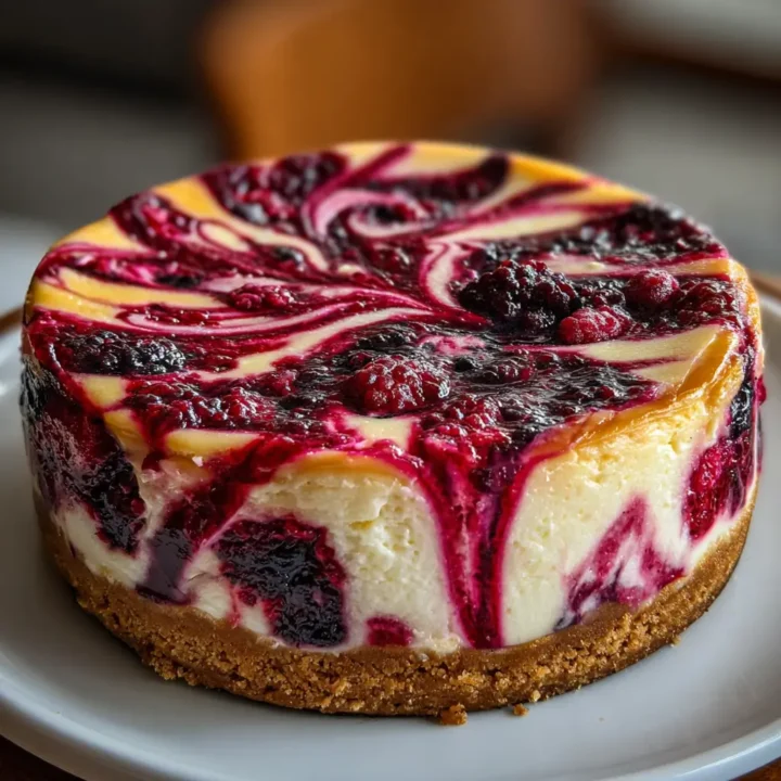 Heavenly Blackberry Raspberry Cheesecake Recipe