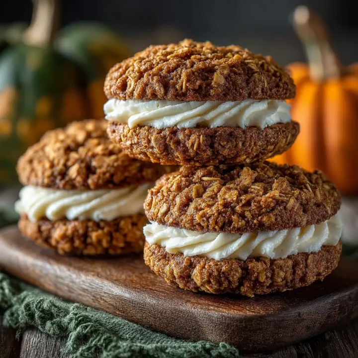 Homemade Pumpkin Oatmeal Cream Pies Recipe