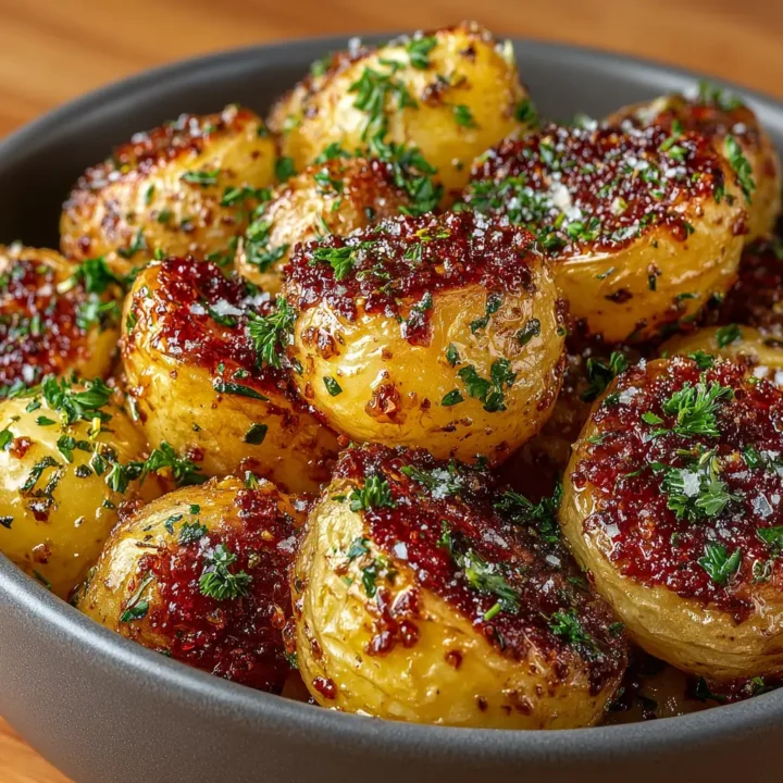 Honey Mustard Roasted Potatoes