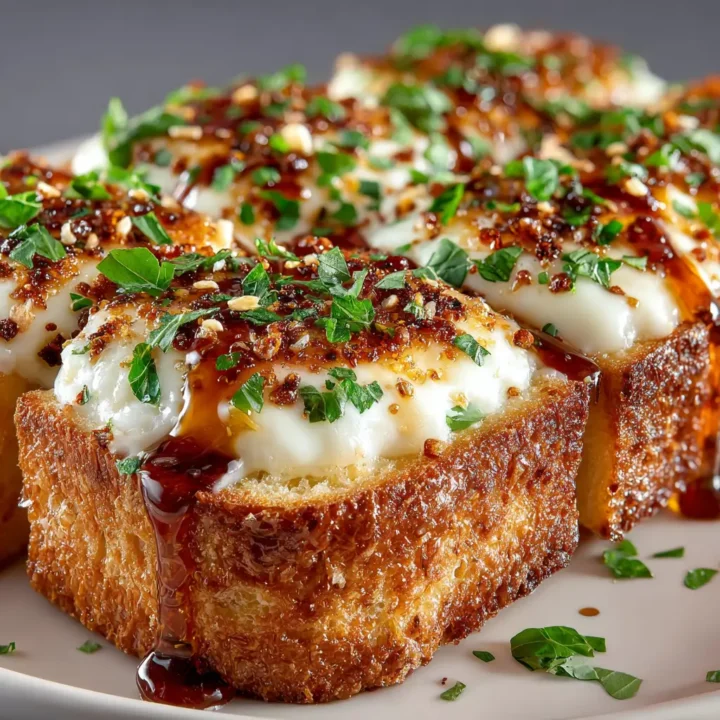 Hot Honey Garlic Bread Pizza