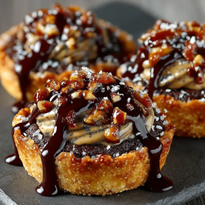Mini Chocolate Coconut Pecan Tarts