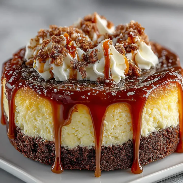 Caramel Brownie Cheesecake