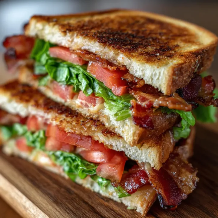 Simple BLT Panini Sandwich