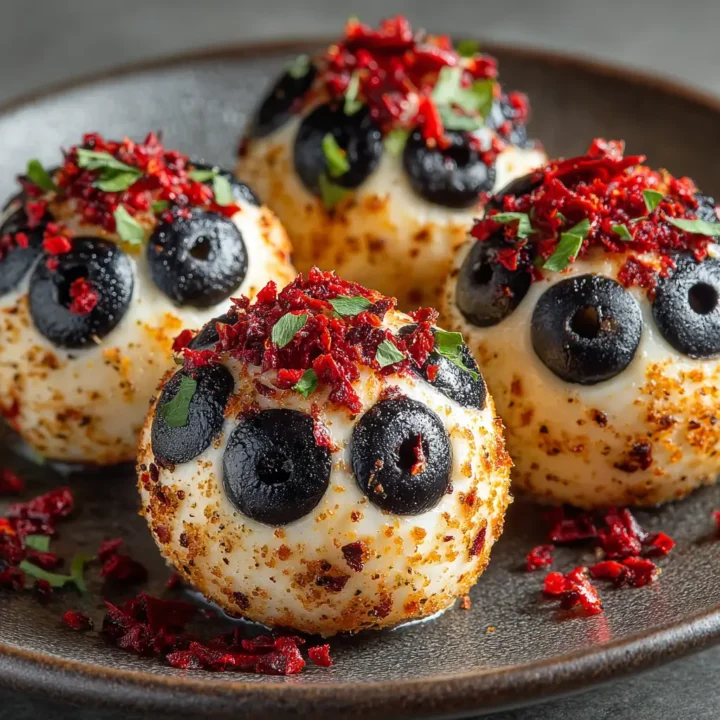 Snack Eyeballs Halloween Recipe Featuring Jerked Beef
