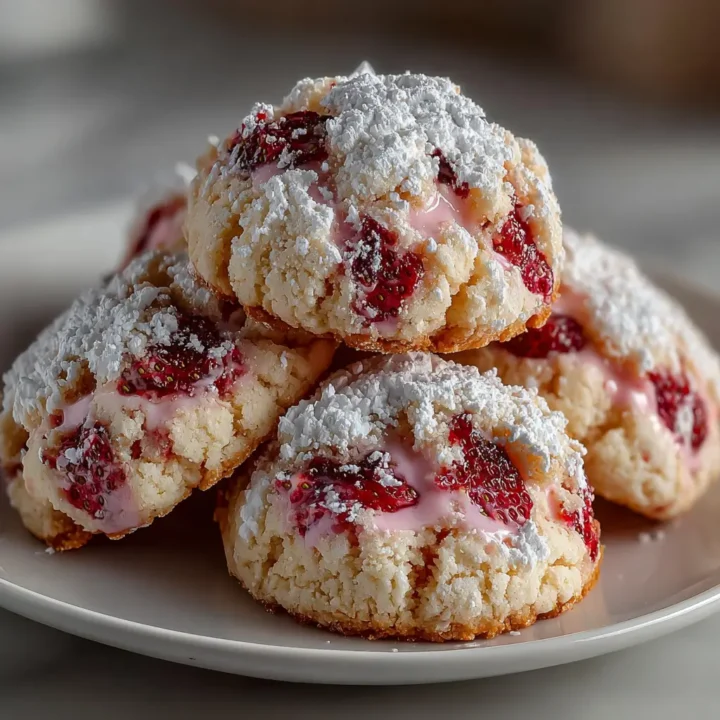 Strawberry Cheesecake Cookies