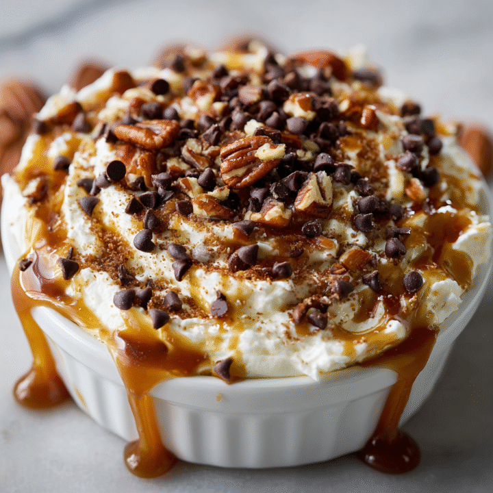 Turtle Cheesecake Dip