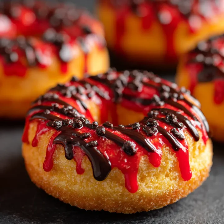 Sticky Vampire Donuts
