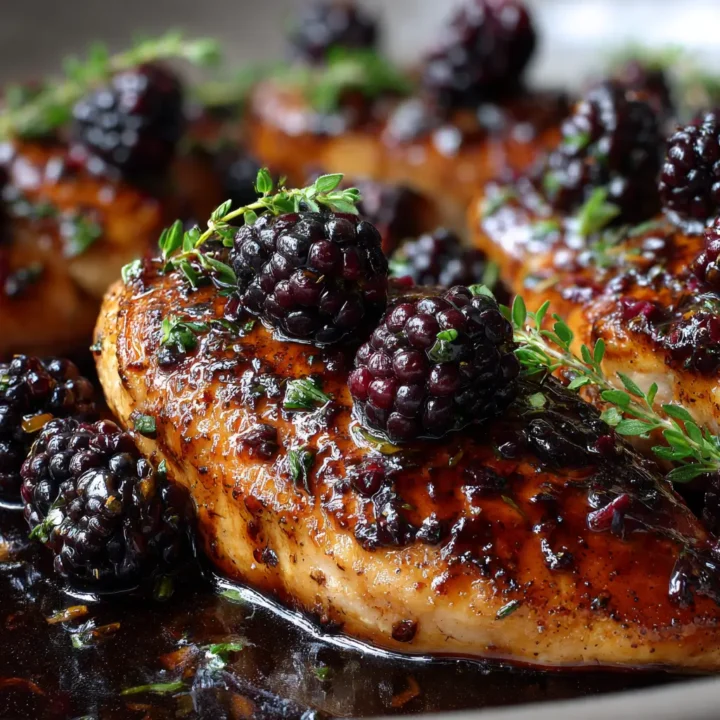 Bourbon Blackberry Chicken Recipe