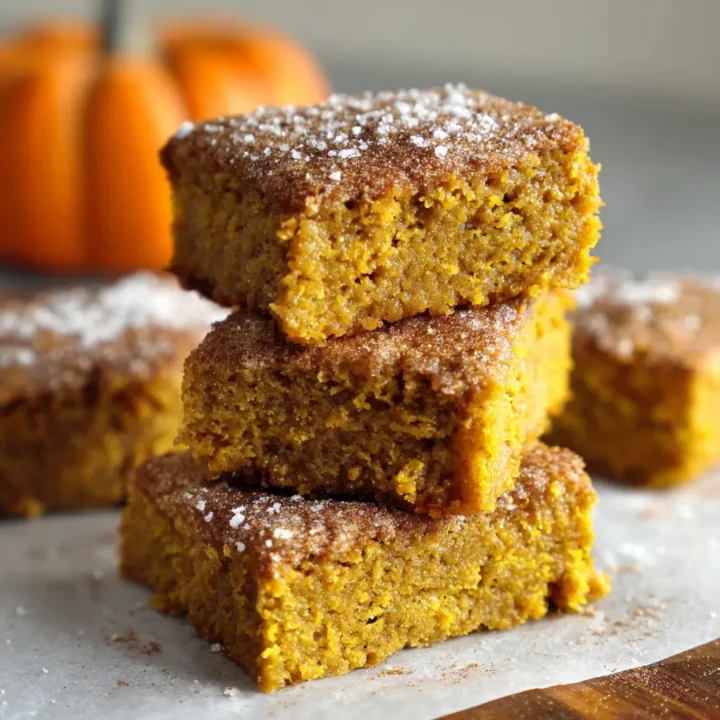 Healthy Pumpkin Bars