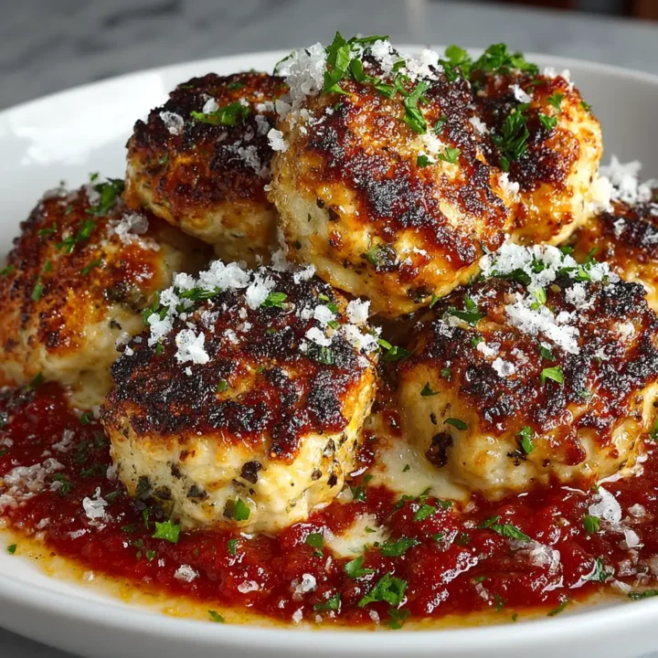 Baked Chicken Ricotta Meatballs