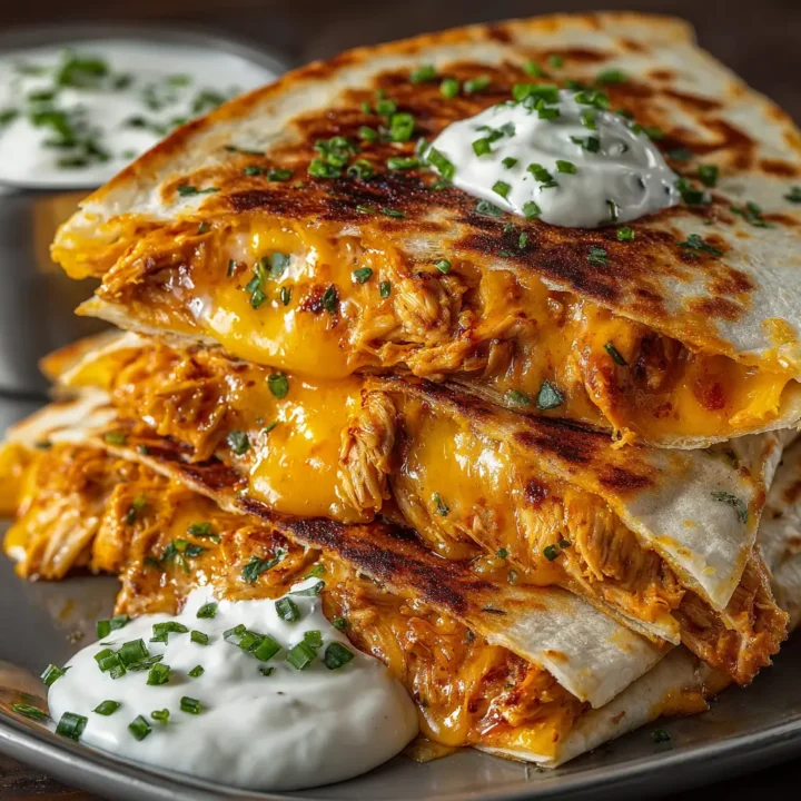 Buffalo Chicken Qasadillas recipe