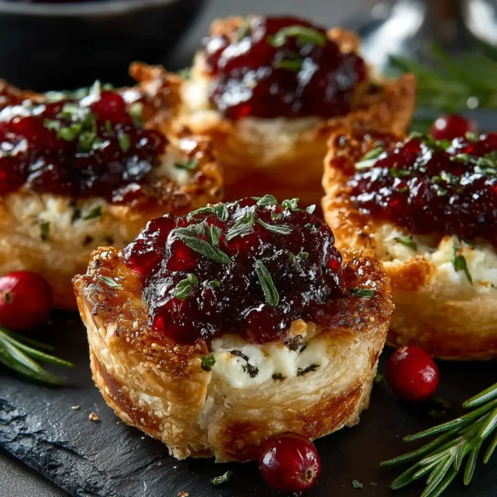 Cranberry Brie Bites Recipe