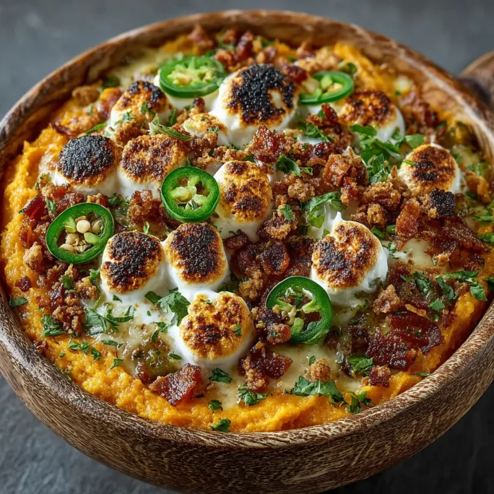 Creamy Sweet Potato Crispy Jalapeños Recipe