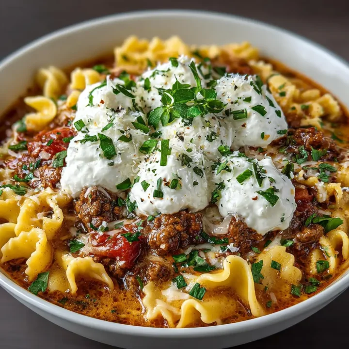 Crockpot Lasagna Soup