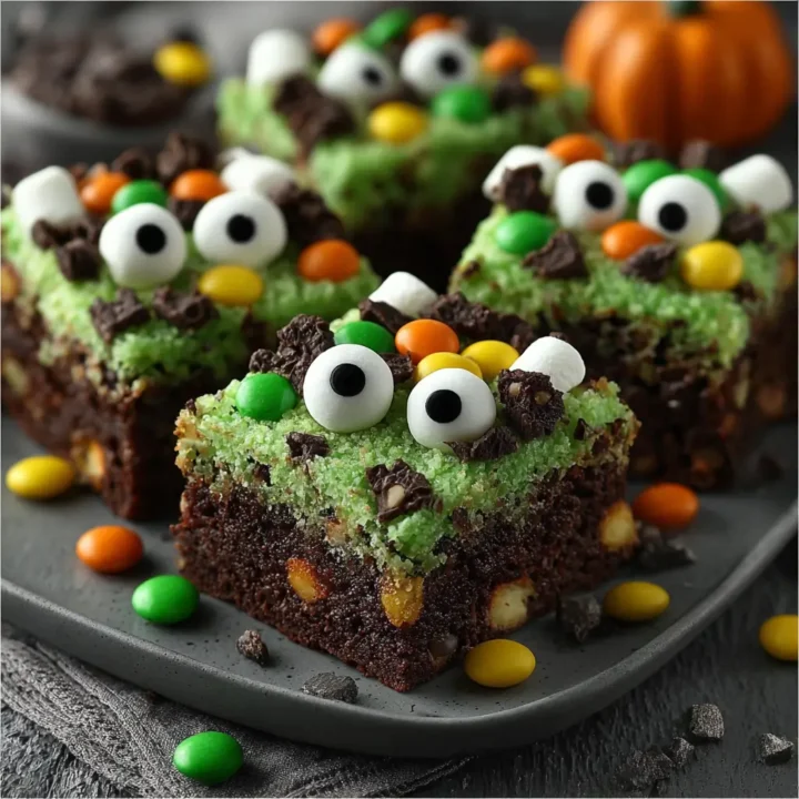 Spooky Monster Mash Brownies Recipe