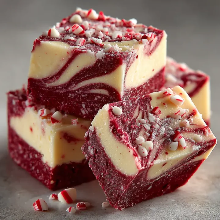 Peppermint Swirl Fudge – Festive Treat