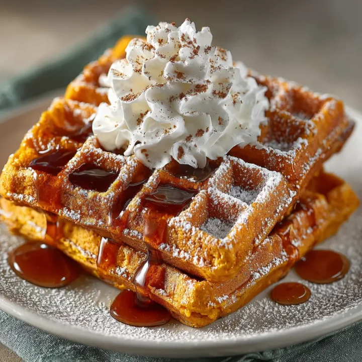 Pumpkin Spice Waffles Recipe