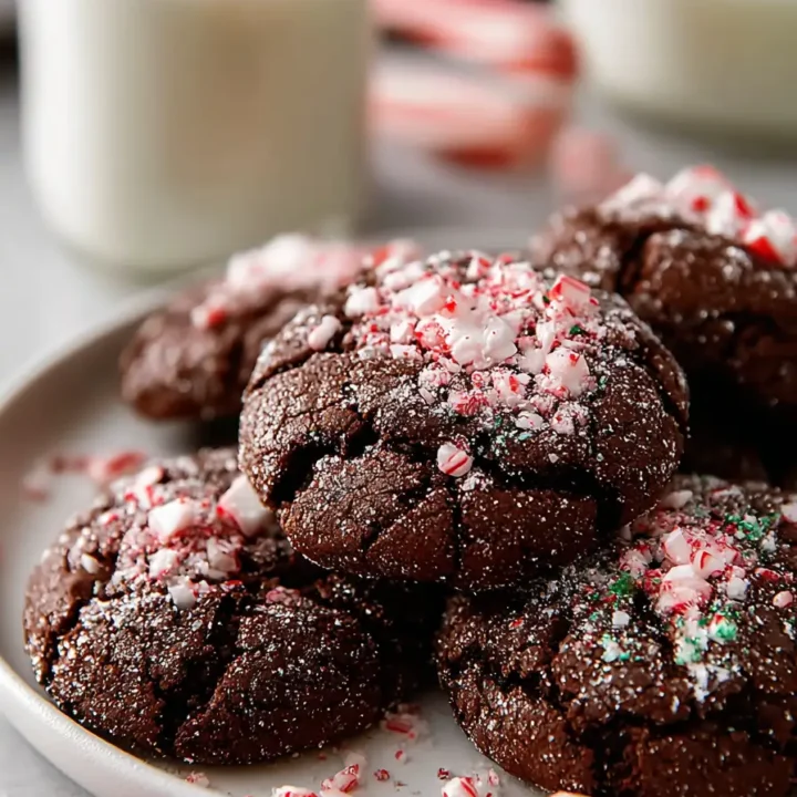 Double Chocolate Peppermint Cookies