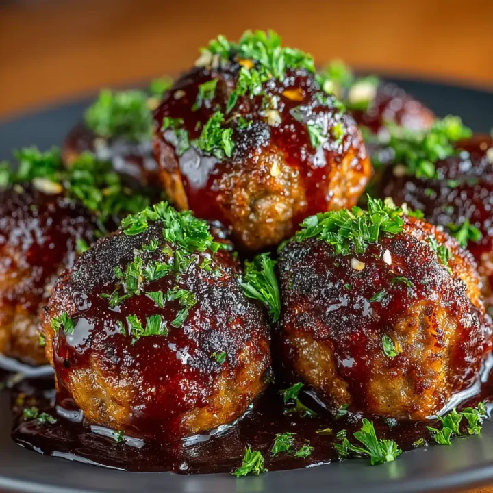 BBQ Bourbon Venison Meatballs