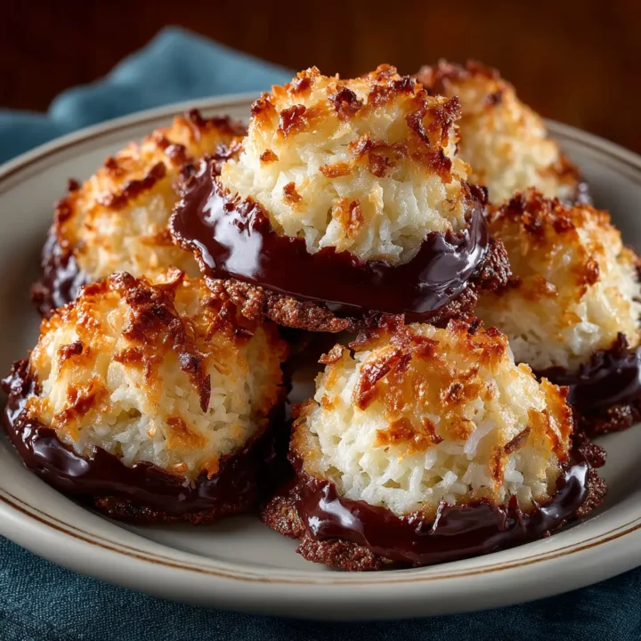 Chocolate Coconut Macaroons (No-Bake)
