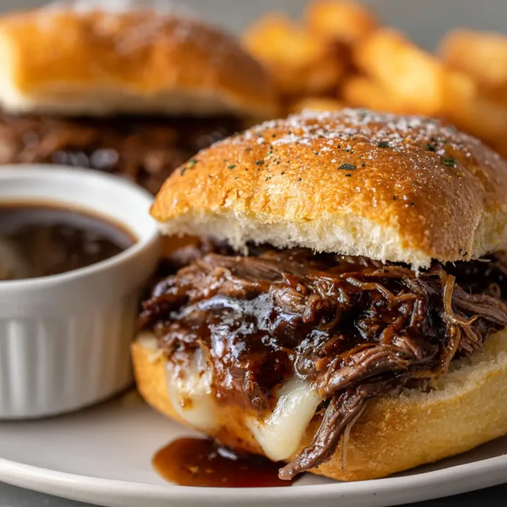 Crockpot French Dip Sandwiches Recipe