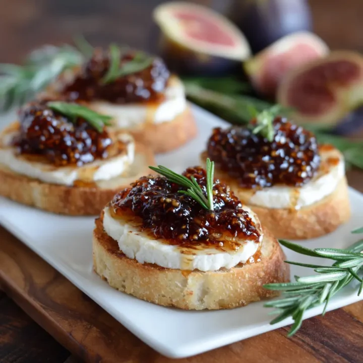 Goat Cheese Fig Jam Appetizer