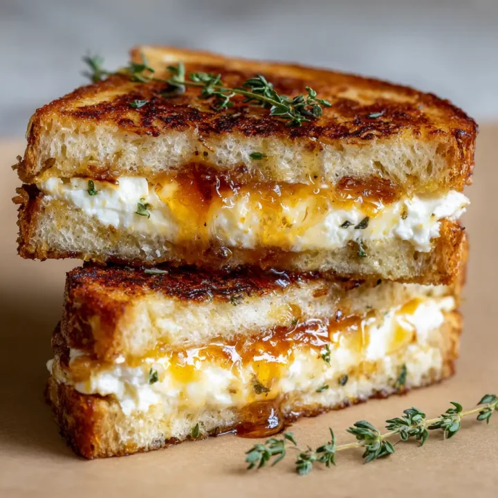 Goat Cheese Grilled Cheese with Honey Recipe
