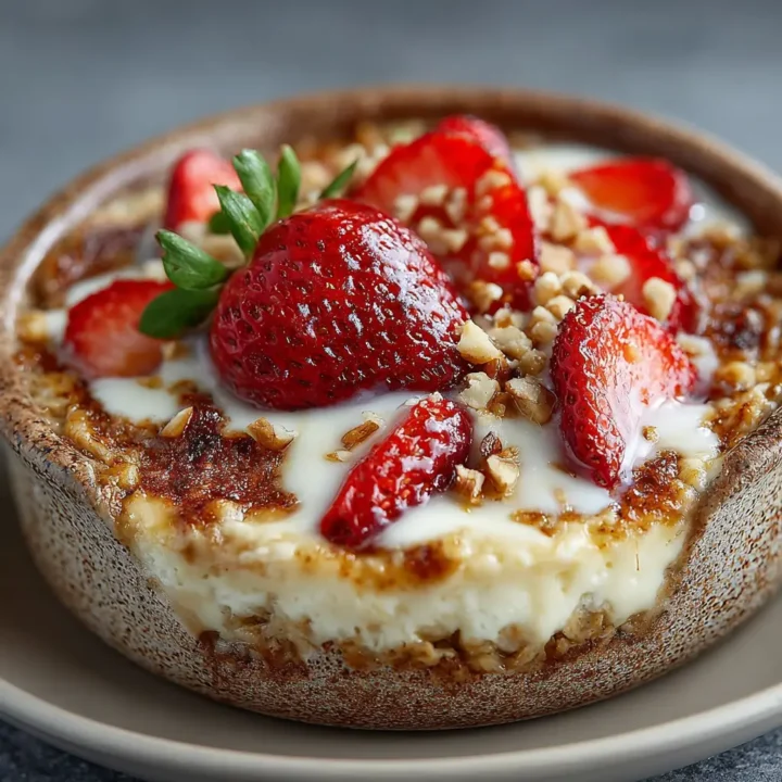 Strawberry Cheesecake Baked Oatmeal Recipe