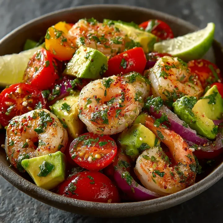 Zesty Lime Shrimp and Avocado Salad