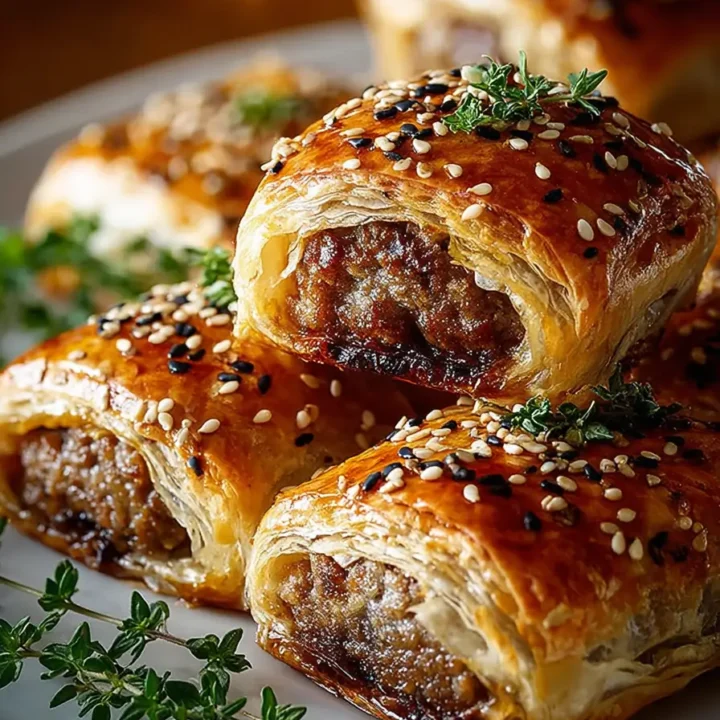 Fusion French Onion Sausage Rolls