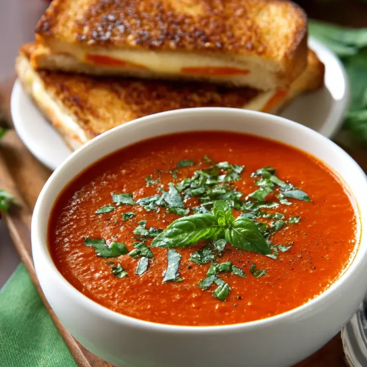 Roasted Tomato Basil Soup