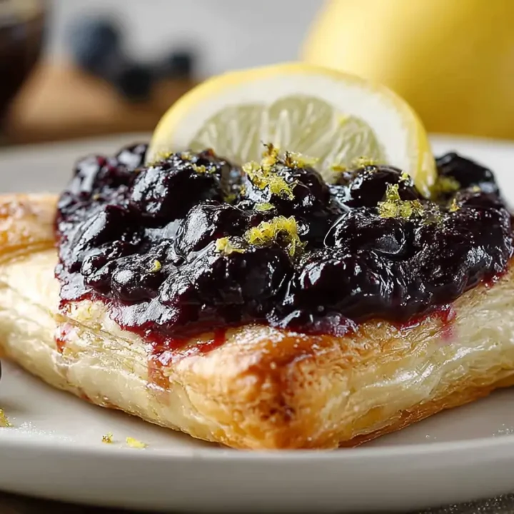 Lemon Blackberry Danish