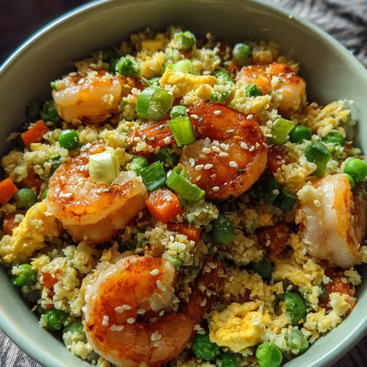 Cauliflower Fried Rice with Shrimp: A Healthy and Delicious Meal