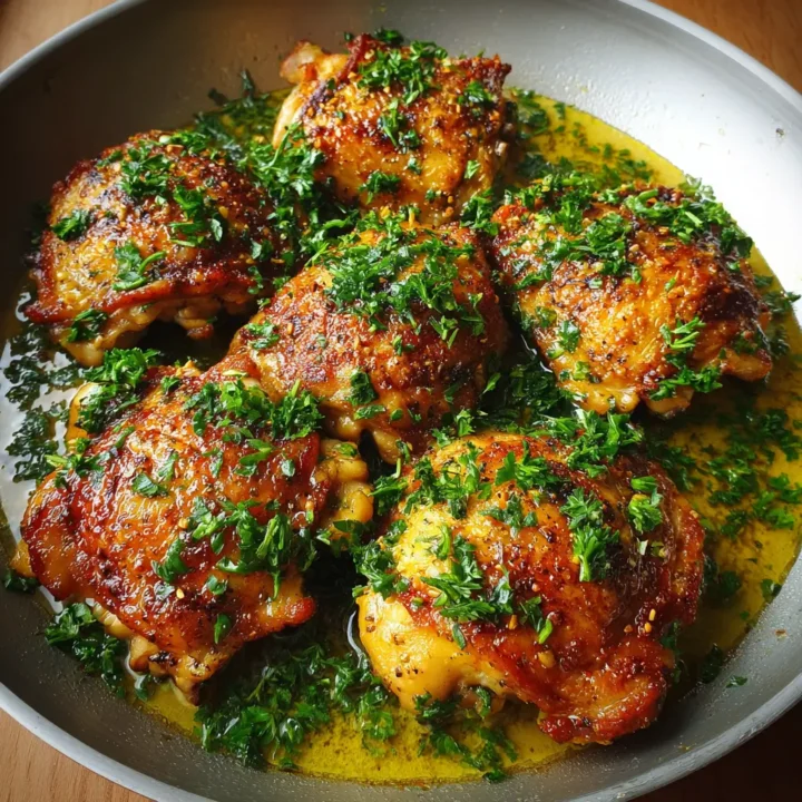 Garlic Butter Chicken Thighs: A Savory Delight