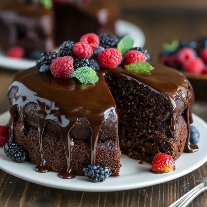 Dark Chocolate Whiskey Cake: A Decadent Delight
