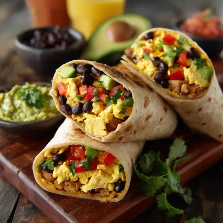 High-Protein Breakfast Burrito Recipe