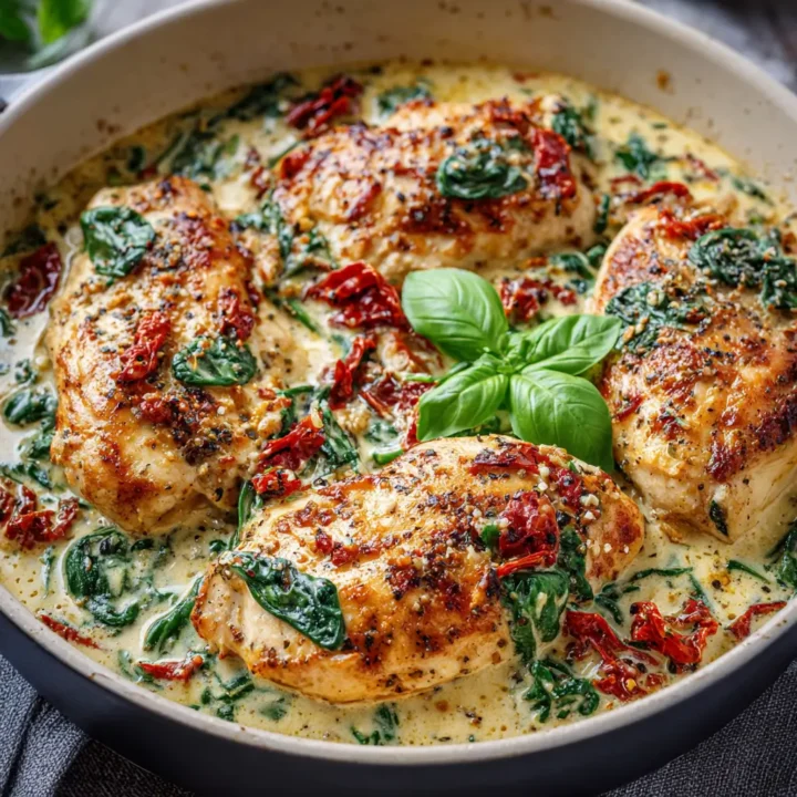 Low-Carb Tuscan Chicken Recipe